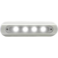 Taco Metals Flat Mount White 4-Led Deck Light - F38-8800W-1 - 236-F388800W1F1