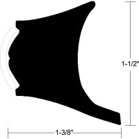 Rigid Rubrail 20' White - V21-1025Whc20D - 236-V211025Whc20Df1