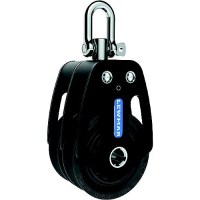 Lewmar 50Mm Htx Block, Double, Black, 3/8