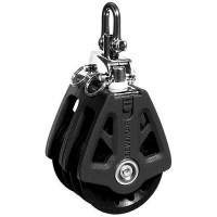 Lewmar 50Mm Synchro Block, Synchro Block, Double Black, 1/4