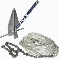 Lewmar 69600927 Pgx Anchor Package W/Rope & Chain, 8 Lb. - 69600927 - 239-69600927F1