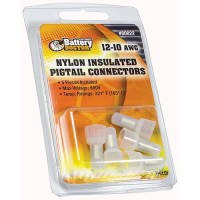 Battery Doctor High Temperature Vinyl Insulated Pigtail Connector, 12-10 Awg, 5/Pk. - 80822 - 240-80822F1