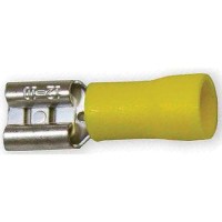 Battery Doctor Yellow Vinyl Insulated Quick Disconnects, 12-10 Awg, Female, 25/Pk. - 80827 - 240-80827F1
