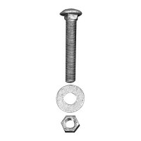 Tie Down Engineering Dock Hardware - Hot Dipped Galvanized Carriage Bolt Set (8 Per Bag) - 26534 - 241-26534F1