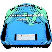 Airhead Ahdv2 Deep V Towable Tube, Blue, 2 Person - Ahdv-2 - 253-Ahdv2F1