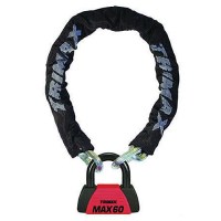 Trimax Thex5060 Super Chain Combo Set Includes Max 60 Disc U-Lock And 5' X 12Mm Chain - Thex5060 - 255-Thex5060F1