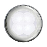 4 Led Round White/Ss Bezel 12V - 980500021 - 265-980500021F1