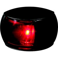 Hella 980520001 Naviled® Port (Red) Side Light Only, Black W/Red Lens, 1 Ea. - 980520001 - 265-980520001F1