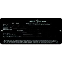 Mti Industries 35742Bl 12V 35 Series Safe-T-Alert Flush Mount Rv Dual Carbon Monoxide/Propane Alarm, Black - 35-742-Bl - 270-35742Blf1