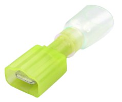 Fultyme Rv Heat Shrink Insulated Quick Disconnect, 12-10 Ga. Male, Yellow, 25/Pk - 5135 - 590-5135F1