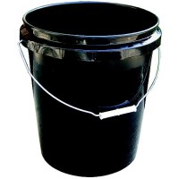 5 Gal. Plastic Industrial Pail, Black - 1000534 - 320-1000534F1