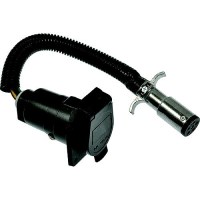 Pollak 6P-104V 6-Pole Round Vehicle End To 7-Blade Trailer End Adapter - 6P-104V - 329-6P104Vf1