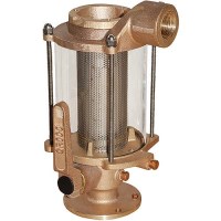 Groco Bvs Bronze Ball Valve/Strainer Combo 1-1/2