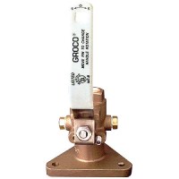 Groco Fbv Bronze Full-Flow Tri-Flange Seacock - Fbv-1000 - 34-Fbv1000F1