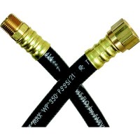 Jr Products Rv Rubber Lp Supply Hose With 1/2