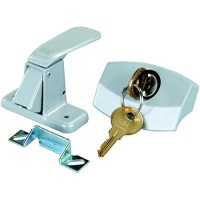 Jr Products 10805 Silver Universal Door Latch For Rv Camper - 10805 - 342-10805F1