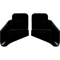 Jr Products 389Bka Rv Rain Gutter Spouts, Black, 1 Pr. - 389Bk-A - 342-389Bkaf1