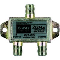 Jr Products 2-Way 2 Ghz Hd/Satellite Line Splitter - 47355 - 342-47355F1