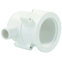 Jr Products 95195 White Exterior Evacuation Drain Trap For Rv Sink Or Shower - 95195 - 342-95195F1
