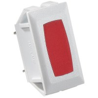 Switch Ill W-Red Light-White Illuminated - S365 - 350-S365F1