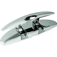 Seadog 0411151 Oval Folding Cleat W/ Hidden Hex Bolts, Polished Ss - 041115-1 - 354-0411151F1