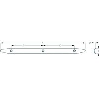 Sea-Dog 0554081 Rub Strake, A:8