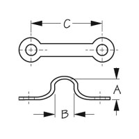 Sea-Dog 081101 Pad Eye 1/2