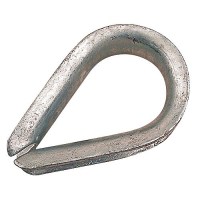 Seadog 172010 Galvanized Wire Rope Thimble, 3/8