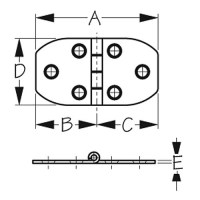 Door Hinges - 201030-1 - 354-2010301F1