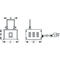 Seadog 300090-3 | Powder Coated Steel Electric 120V Rope Cutter - 300090-3 - 354-3000903F1