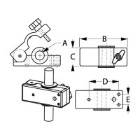Seadog 327199 Removable Rail Mount Clamps | Fit 3/4
