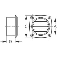 Seadog 337315 Hose Thru Vent, 3