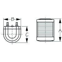 Sea-Dog 4000051 Combination Bow Light, 12V - 400005-1 - 354-4000051F1
