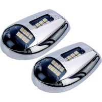 Seadog 405950 (2) Stainless 12V 180 Lumens 32 Led Side Mount Docking Lights | #8 Fastener - 405950-1 - 354-4059501F1