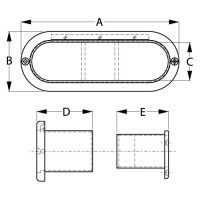 Sea-Dog 520520 Scupper Valve, Black - 520520-1 - 354-5205201F1