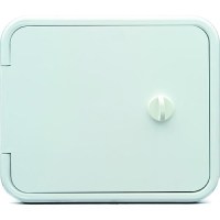 Thetford 94302 Storage/Sewer Hose Hatch W/Thumb Lock, Polar White - 94302 - 363-94302 Superseded By: 865-94302F1