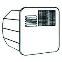 Suburban Water Heater Radius Door, Colonial White - 6261Acw - 380-6261Acwf1