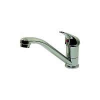 Scandvik 10480P Single Lever Mixer, Chrome/Brass - 10480P - 390-10480Pf1
