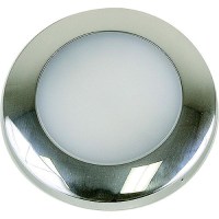 Scandvik 41670P S3 Surface Mount Led Downlight W/Stainless Bezel, Cool White / Blue - 41670P - 390-41670Pf1