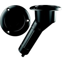 Tigress P1030Db Drain, Round Top, Abs Plastic, Black, 30° - P1030Db - 397-P1030Dbf1