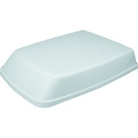 Icon 01914 Dometic Penguin Vented A/C Shroud, Polar White - 1914 - 398-01914F1
