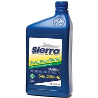 Sierra 4-Stroke 20W40 Fc-W Mineral Outboard Engine Oil, Qt. - 18-9450-2 - 47-94502F1