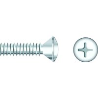 Seachoice 01808 Chrome Plated Ss Phillips Machine Screw - Oval Head, 8-32 X 2