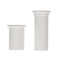 Seachoice Adjustable Splashwell Drain Tube, Fits 1-1/4 In. Opening, White Plastic - 19131 - 50-19131F1