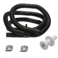 Seachoice Bilge Pump Installation Kit For 3/4 In. Outlets, Includes 6 Ft. Hose, 2 Hose Clamps, And Thru-Hull Fitting - 19441 - 50-19441F1