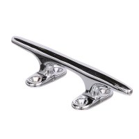 Seachoice Chrome Plated Polished Cast Brass Hollow Base Yacht Cleat - 30321 - 50-30321F1