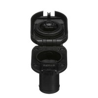 Seachoice Molded Plastic Gas Deck Fill With Vent And Cap (Hinge Flip Top) For 1-1/2