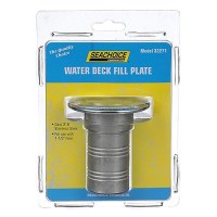 Seachoice Stainless Steel Deck Fill With Cap (Chain Tether) For 1-1/2