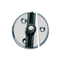 Seachoice Chrome Plated Zinc Door Button With Spring - 35951 - 50-35951F1