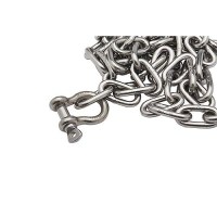 Seachoice 44103 Stainless Steel Anchor Lead Chain, 3/16